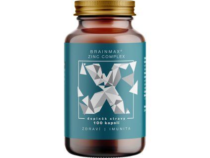 BrainMax Zinc Complex®, 100 rastlinných kapsúl