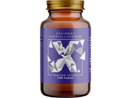 BrainMax N-Acetyl-L-Cysteine, NAC, 100 rastlinných kapsúl