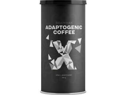 BrainMax Adaptogenic Coffee, Instantná BIO káva s adaptogénmi, 300g