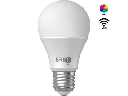 Inteligentná žiarovka BrainLight LED, závit E27, 11 W, WiFi, APP, stmievateľná, farebná