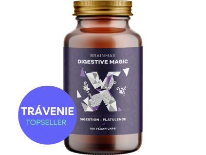BrainMax Digestive Magic®, Tráviace Enzýmy, 100 rastlinných kapsúl
