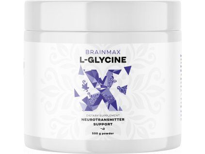BrainMax Glycín, L-Glycín, 500 g