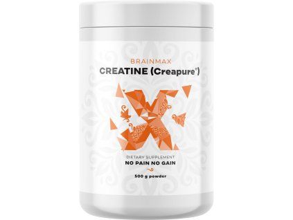 BrainMax Creatine (Creapure®), Kreatín monohydrát, 500 g