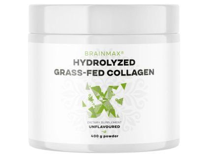 BrainMax Hydrolyzovaný Kolagén, Grass-fed Collagen, 400 g