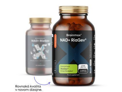 BrainMax NAD+ RiaGev, 750 mg, 100 rastlinných kapsúl