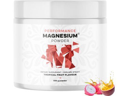 Performance Magnesium® Powder, horčík bisglycinát v prášku, 90 dávok, 550 g
