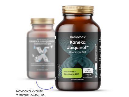 BrainMax Koenzým Q10, Ubiquinol, Kaneka™, 100 mg, 60 softgél kapsúl