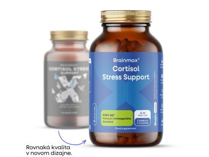 BrainMax Cortisol Stress Support®, 60 rastlinných kapsúl