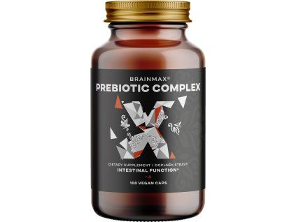 BrainMax Prebiotic Complex, prebiotická zmes, BIO, 100 rastlinných kapsúl