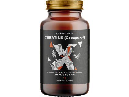 BrainMax Creatine Creapure®, kreatín monohydrát, 875 mg, 100 rastlinných kapsúl