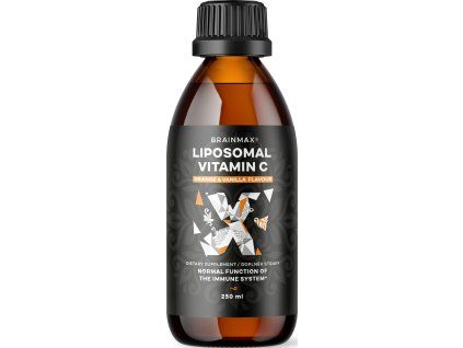 BrainMax Liquid Liposomal Vitamin C, Lipozomálny Vitamín C, 500 mg, 250 ml