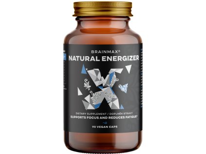 BrainMax Natural Energizer caps, 90 rastlinných kapsúl