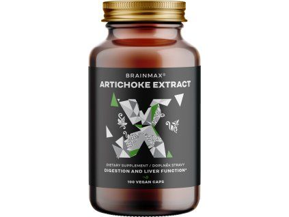 BrainMax Artichoke Extract, 500 mg, 100 rastlinných kapsúl