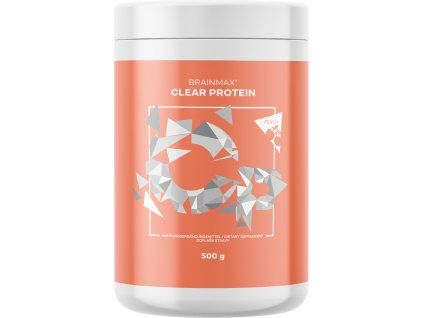 BrainMax Clear Protein®, broskyňa, 500 g