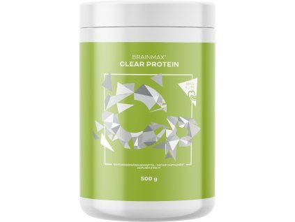 BrainMax Clear Protein®, jablko a limeta, 500 g