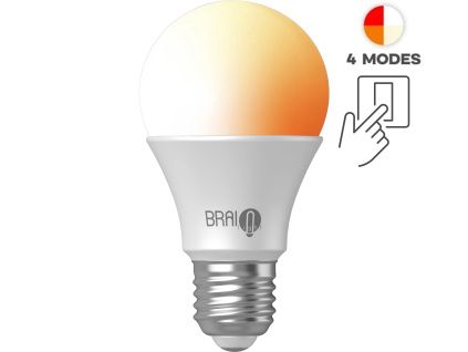 BrainMax Žiarovka 4steps Bulb, E14, 7 W, 1300 - 4000 K, 4 typy svetla