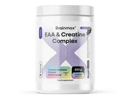 BrainMax® EAA & Creatine Complex, Blackcurrant, 500 g