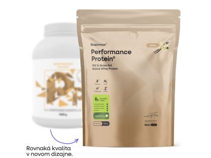 Performance Protein®, natívny srvátkový proteín, vanilka, 1000 g