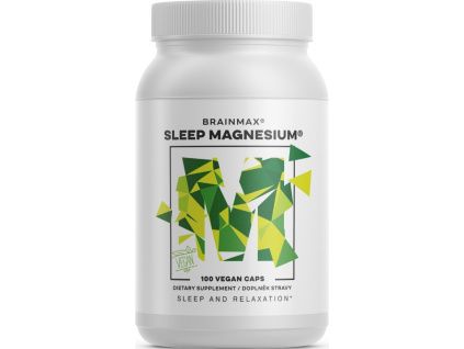 BrainMax Sleep Magnesium®, 250 mg, 100 rastlinných kapsúl